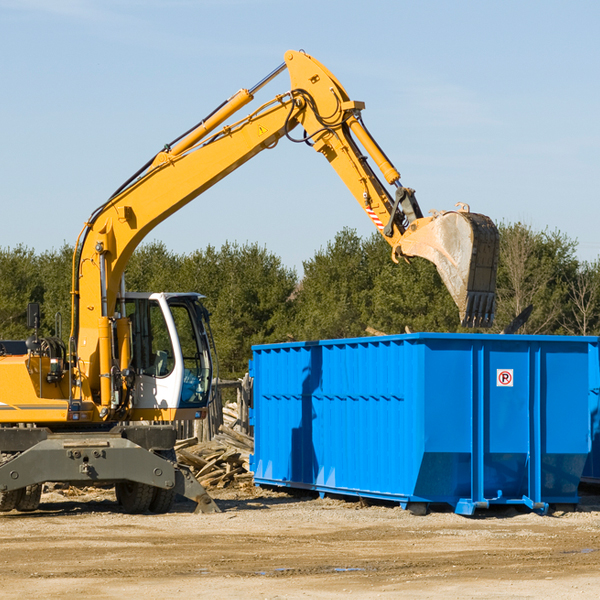 can i choose the location where the residential dumpster will be placed in Edith Endave